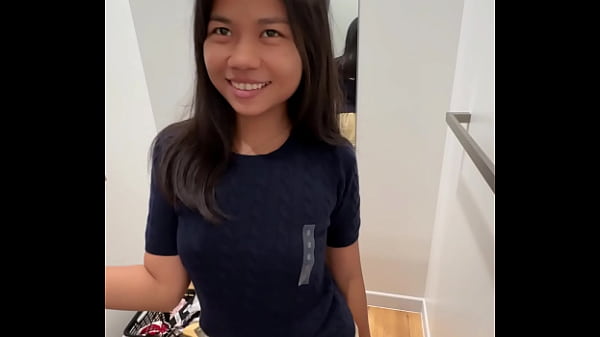 Suwipha sucks me in fitting room and swallow